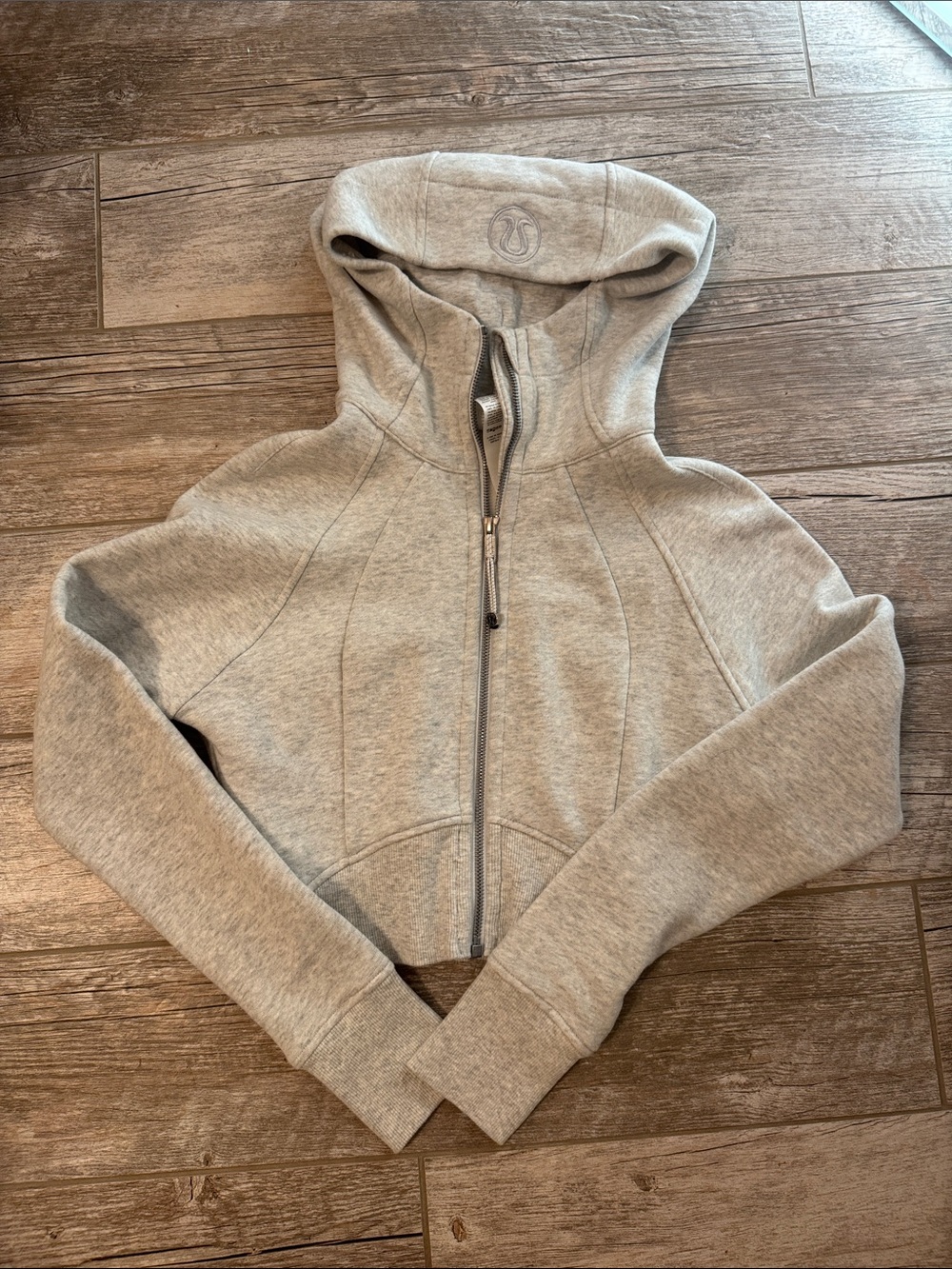 Lululemon Scuba Full Zip Cropped Hoodie